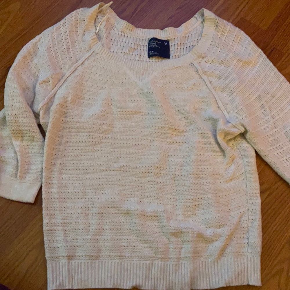 Cream sweater